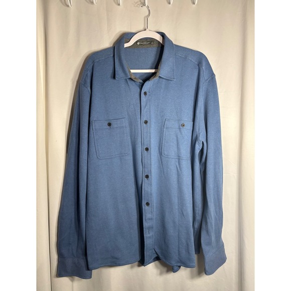 Member's Mark Other - Members Mark Camden Sweater Shirt Blue Moonlight Long Sleeve Button Up XXL‎ Mens